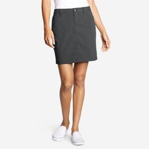 Eddie Bauer Skort Size 12 Travex Horizon Nylon Blend Outdoor Hiking Gray Sporty